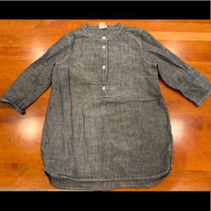 EUC, JCrew Crew Cuts, size 8 denim tunic